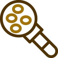 Magnifying Glass Creative Icon Design vector