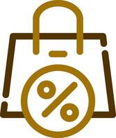 Bag Creative Icon Design vector