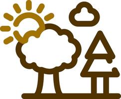 Trees Creative Icon Design vector