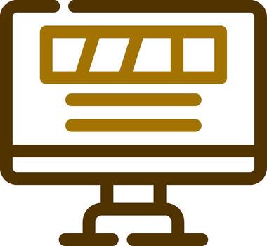 diseño de icono creativo de progreso vector