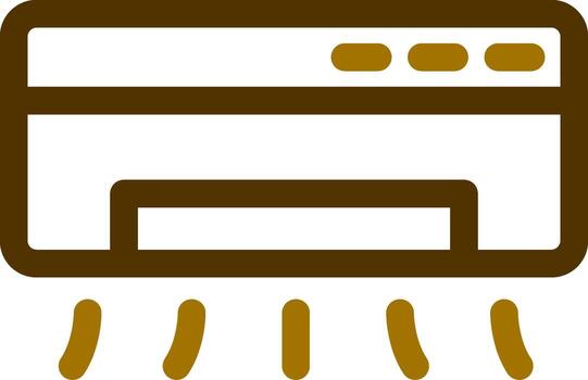 diseño de icono creativo de aire acondicionado vector