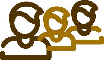 Queue Creative Icon Design vector