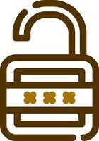 Lock Open Creative Icon Design vector