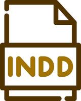 Indd File Creative Icon Design vector