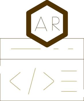 diseño de icono creativo de codificación vector