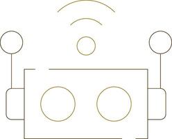 Smart Robotic Creative Icon Design vector