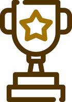 Trophy Creative Icon Design vector