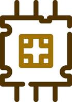 Processor Creative Icon Design vector