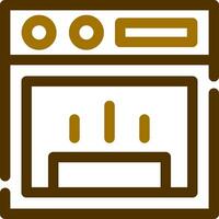 Stove Creative Icon Design vector