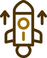 Rocket Creative Icon Design vector