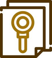 Investigation Creative Icon Design vector