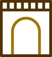 Tunnel Creative Icon Design vector