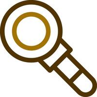 Magnifying Glass Creative Icon Design vector