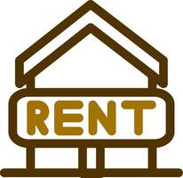 Rent Creative Icon Design vector