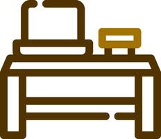 Desk Creative Icon Design vector