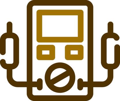 Voltmeter Creative Icon Design vector