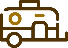 Caravan Creative Icon Design vector