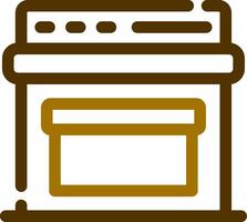 diseño de icono creativo de horno vector