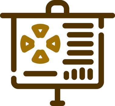 Line Two Color Design vector