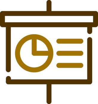 diseño de icono creativo de presentación vector