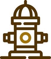 Fire Hydrant Creative Icon Design vector