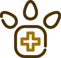 Veterinary Foot Creative Icon Design vector