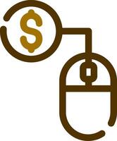Pay Per Click Creative Icon Design vector