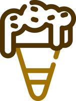 Ice Cream Creative Icon Design vector