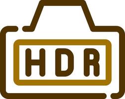 Hdr Creative Icon Design vector