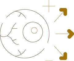 Longsighted Creative Icon Design vector