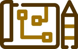 Blueprint Creative Icon Design vector