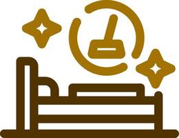 Airbnb Cleaning Creative Icon Design vector