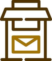 Postbox Creative Icon Design vector