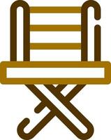 Fishing Chair Creative Icon Design vector