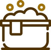 Line Two Color Design vector