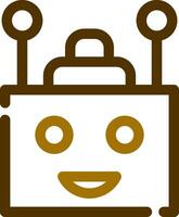 Chatbot Creative Icon Design vector