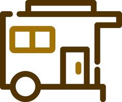 Caravan Creative Icon Design vector