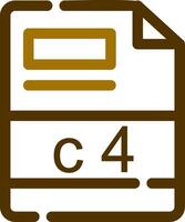 c4 Creative Icon Design vector