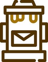 Postbox Creative Icon Design vector