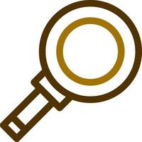 Magnifying Creative Icon Design vector