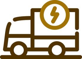 Van Service Creative Icon Design vector