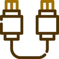 diseño de icono creativo de conexión usb vector