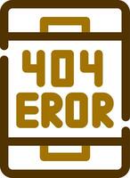 Error Creative Icon Design vector