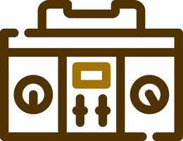 Dj Mixer Creative Icon Design vector