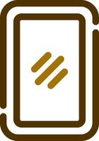 Mirror Creative Icon Design vector
