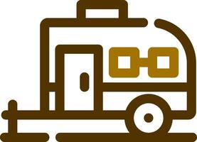 Caravan Creative Icon Design vector