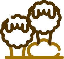 Trees Creative Icon Design vector