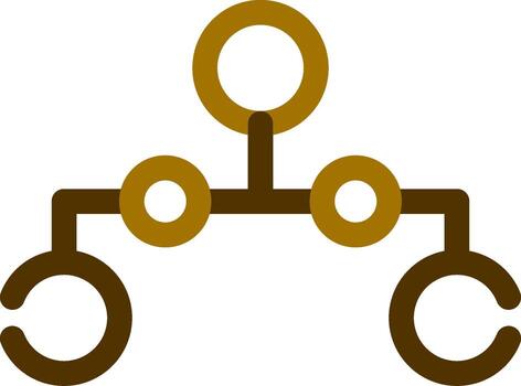 Circle Picture Hierarchy Creative Icon Design vector