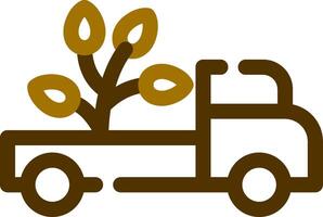 Delivery Truck Creative Icon Design vector