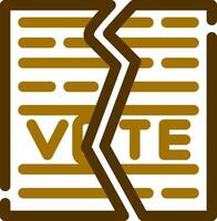 Ballot Creative Icon Design vector